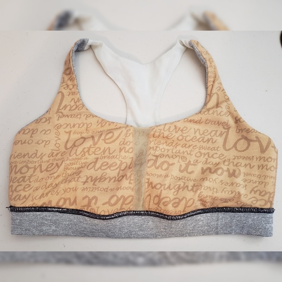 lululemon athletica Other - Lululemon Athletica Grey Sports Bra Size 8